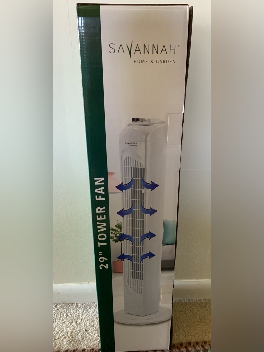 Savannah Home & Garden 29" Tower Fan
